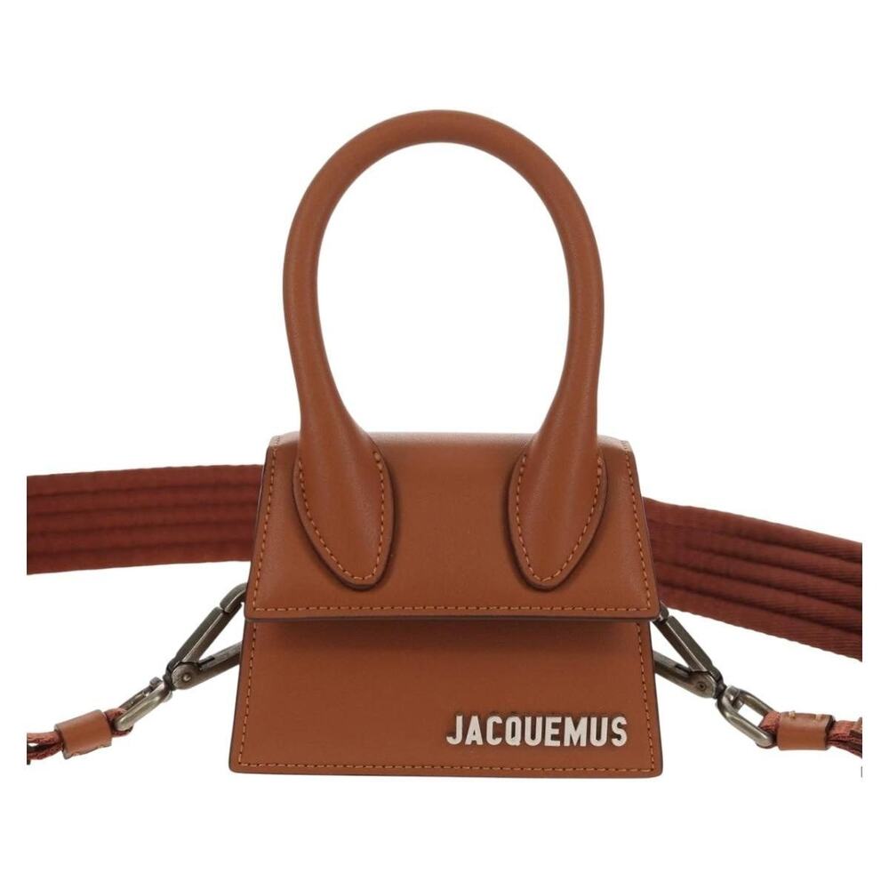 Jacquemus Mini Leather Handbag Brown